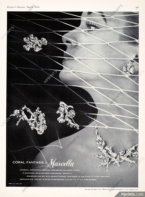 Marvella (Jewels) 1951 Coral