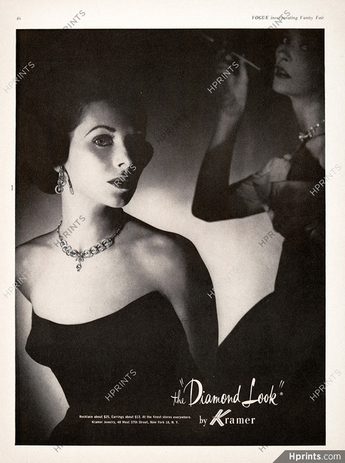 Kramer (Jewels) 1950 Diamond Look