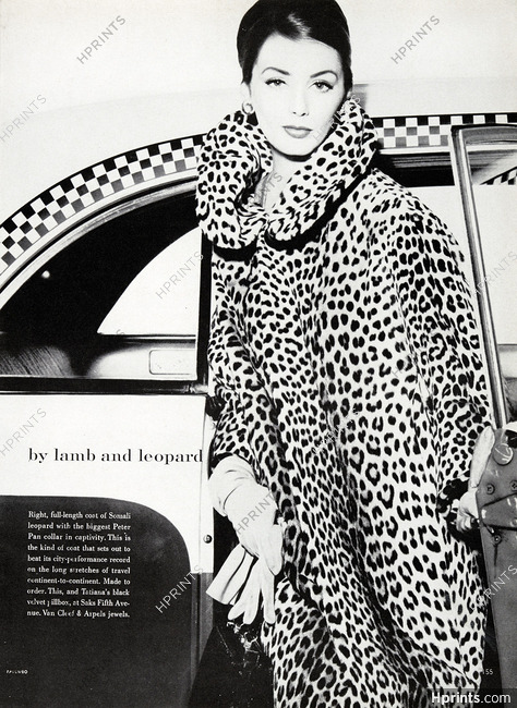 Van Cleef & Arpels 1959 Leopard, Fur Coat, Photo Palumbo
