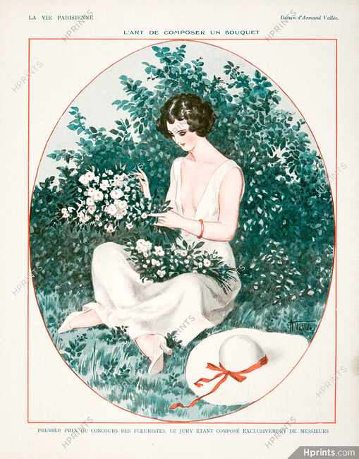 Armand Vallée 1928 L'Art de Composer un Bouquet, Fleuriste, Floristry