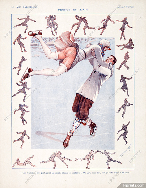 Vald'Es 1928 Ice Skating