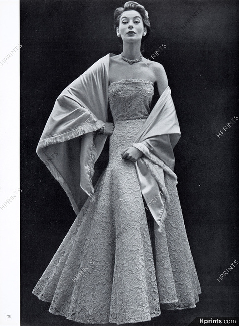 Madeleine de Rauch 1952 Marescot, Ducharne, Evening Dress