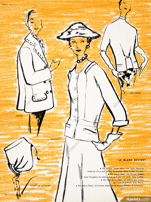 Hermès, Jean Patou, Amy Linker 1953 Alfredo Bouret