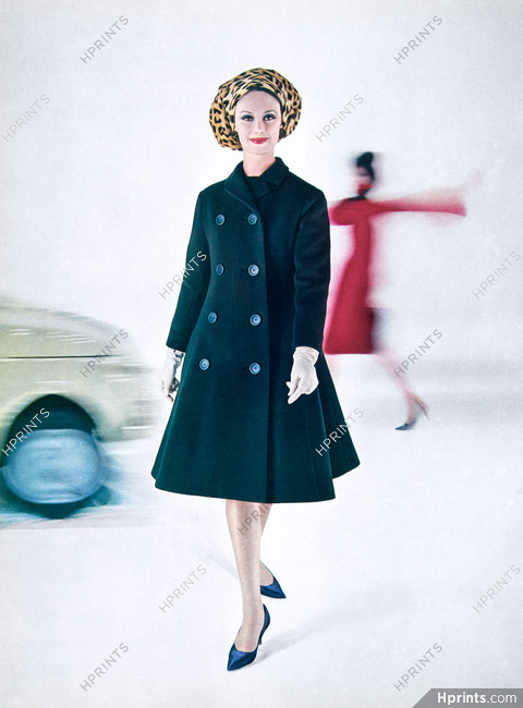 Christian Dior 1961 Redingote, Moreau, Photo de Vassal