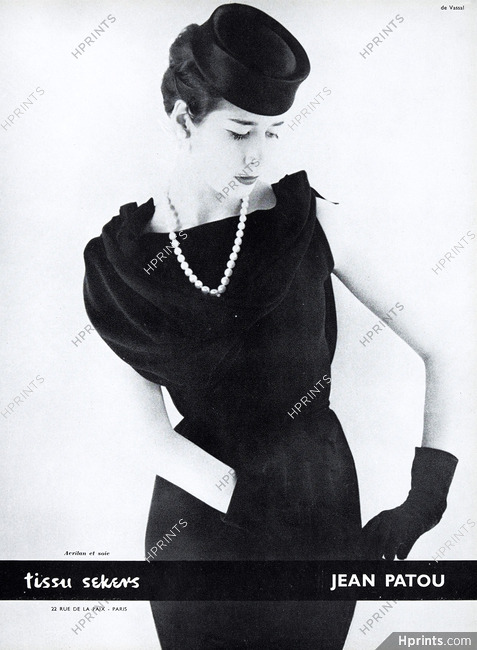 Jean Patou 1957 Sekers, Photo de Vassal Fashion Photography