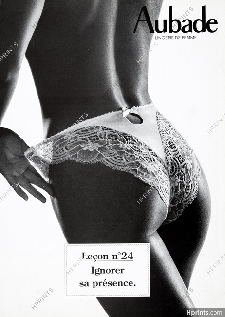 Panties, Lingerie — Vintage original prints and images