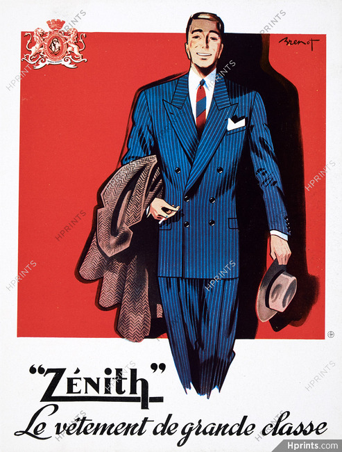 Zénith (Men's Clothing) 1949 Brénot