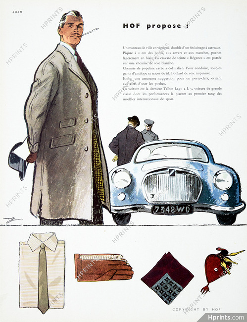 Men's Clothing 1955 Hof, Talbot