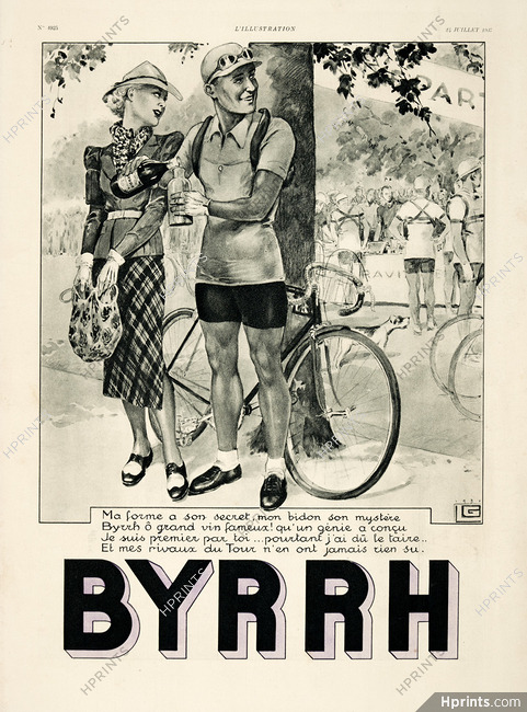 Byrrh 1937 Tour de France, Bicycle, Léonnec