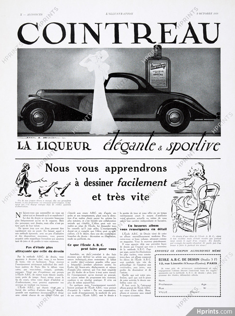 Cointreau 1936 Jean Adrien Mercier