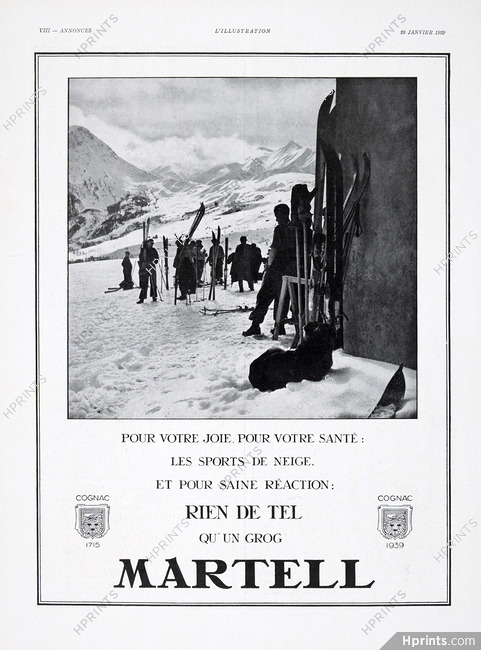 Martell 1939 Ski