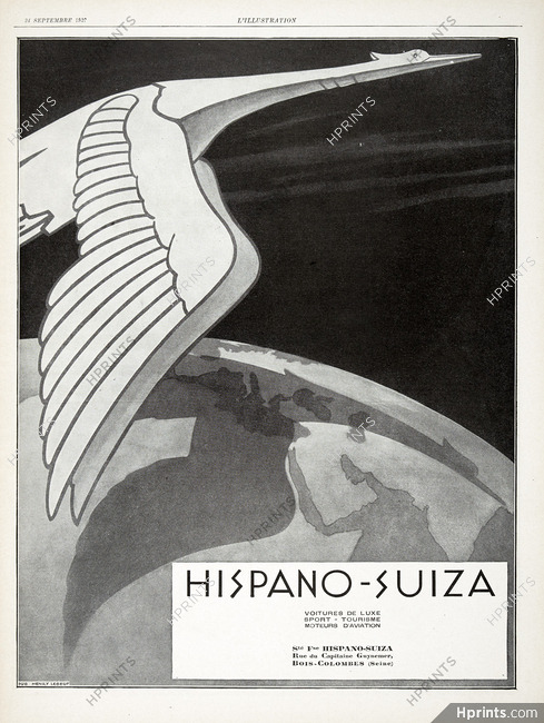 Hispano Suiza (Cars) 1927 Bird