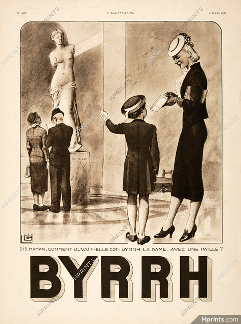 Byrrh 1938 Léonnec, Aphrodite of Milos