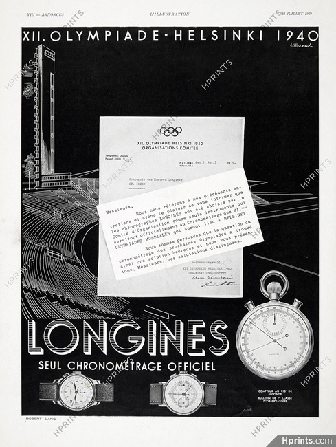 Longines 1939 Olympiade Helsinki 1940, Louis Ferrand