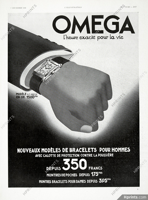 Omega 1935 L'Heure Exacte...