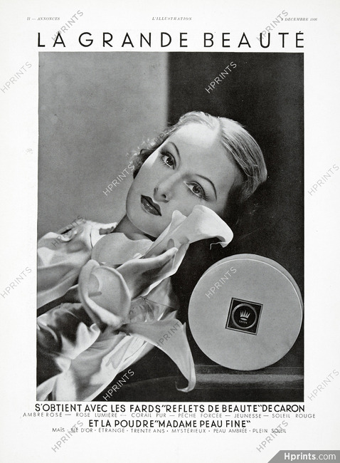Caron (Cosmetics) 1936 La Grande Beauté