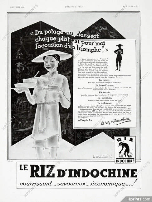 Riz d'Indochine 1933