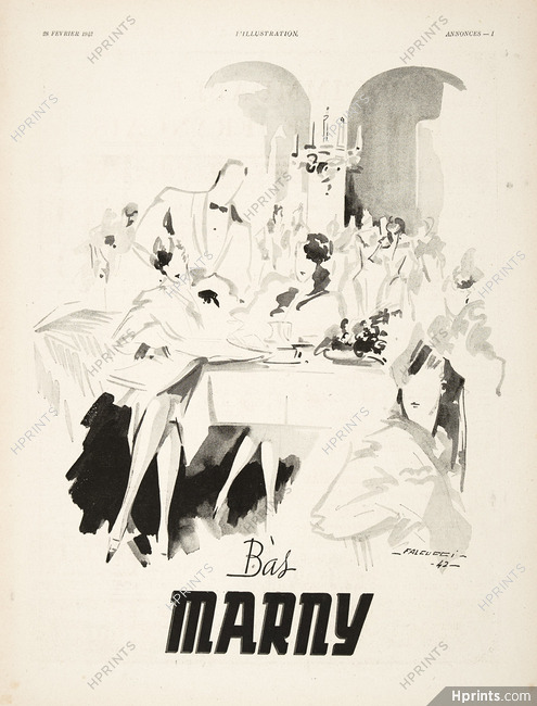 Marny (Stockings) 1942 Restaurant, Falcucci
