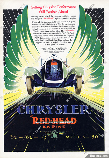 Chrysler 1927 Red-Head Engine