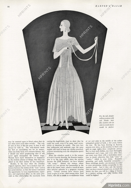 Jeanne Lanvin 1927 Evening Dress, Robe de style in Reseda Moire, Reynaldo Luza