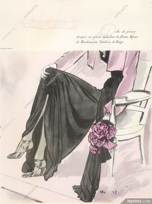 Lucien Lelong 1937 Mauboussin, Diego (Shoes), Pierre Mourgue