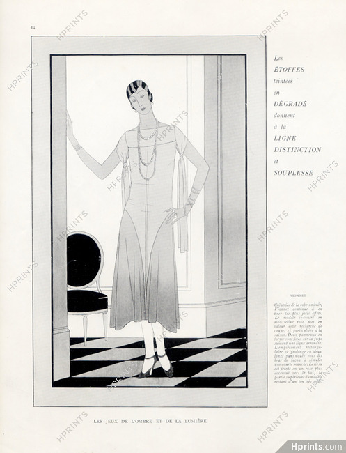 Madeleine Vionnet 1925 Dégradé, Gradient