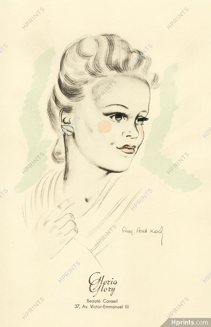 Gloria Glory (Cosmetics) 1943 Raymond Bret-Koch