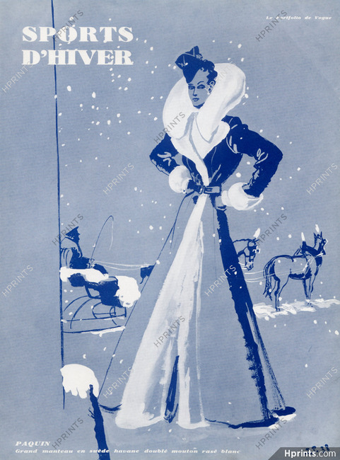 Paquin 1938 Winter Sports, Jean Pagès