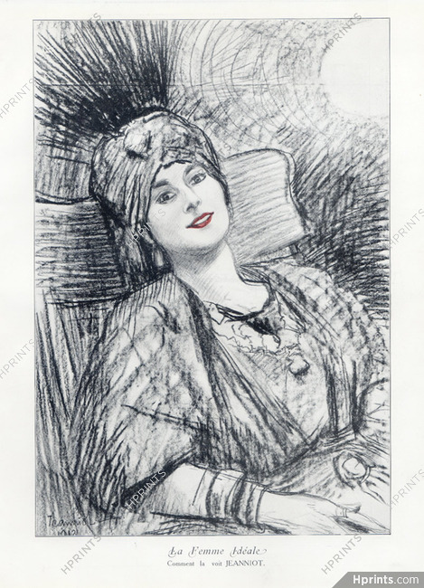 Jeanniot 1912 La Femme Idéale, Comment la voit Jeanniot