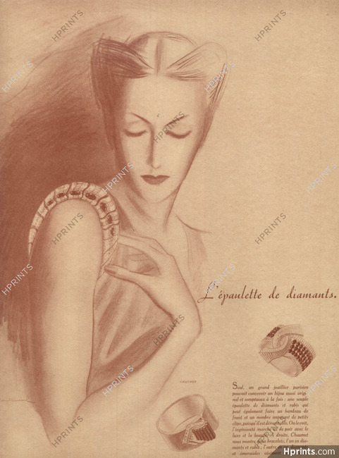 Chaumet 1937 L'épaulette de diamants, Renéburel
