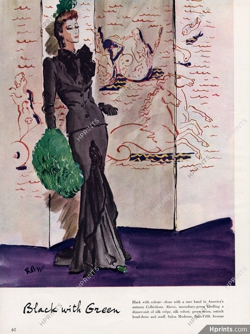 René Bouët-Willaumez 1941 Dinner-Suit, Salon Moderne, Saks Fifth Avenue