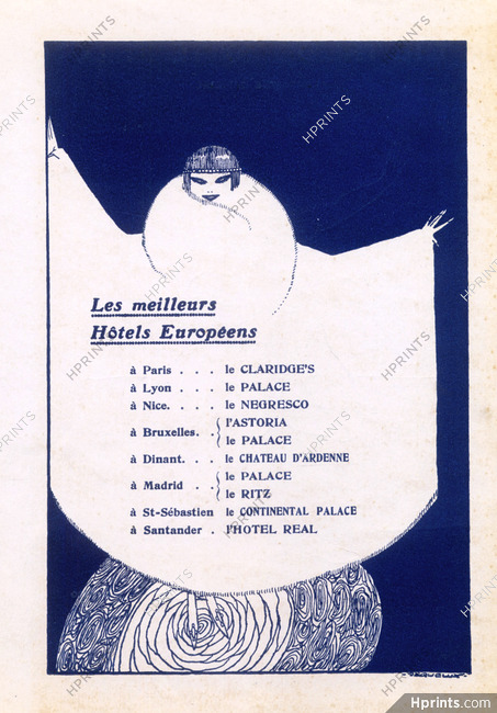 Hôtels Européens 1926 Lucien Jaquelux