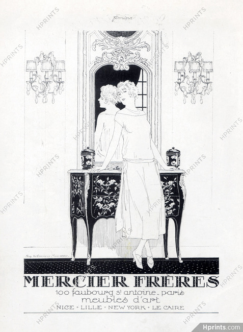 Mercier Frères 1924 Furniture
