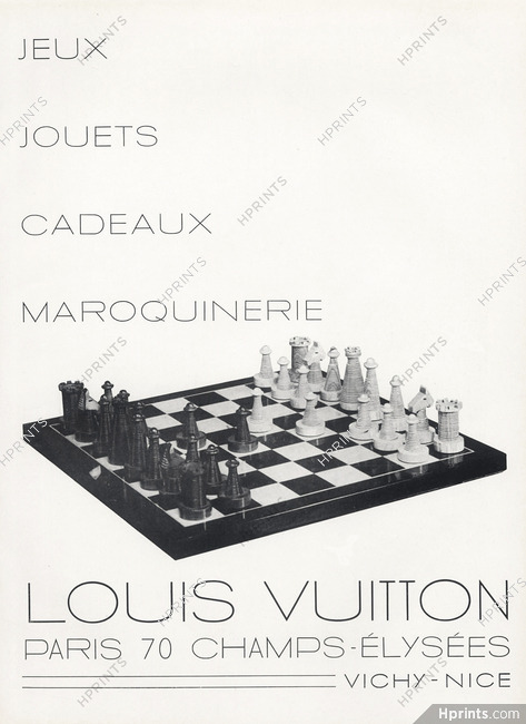 Louis Vuitton 1943 Jeux d'Echecs, Chess Game