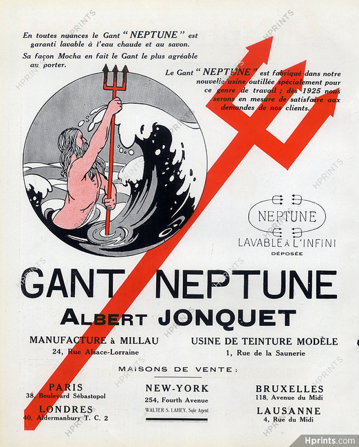 Albert Jonquet 1924 Gant Neptune