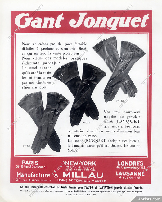 Gant Jonquet (Gloves) 1924