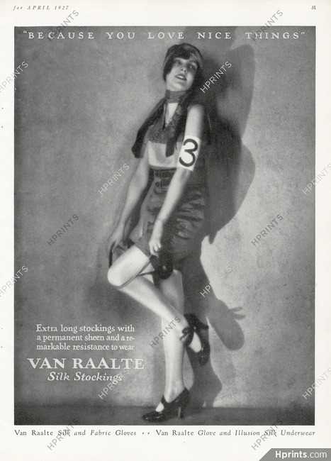 Van Raalte 1927 Silk Stockings