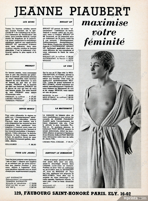 Jeanne Piaubert 1949 Breast-up