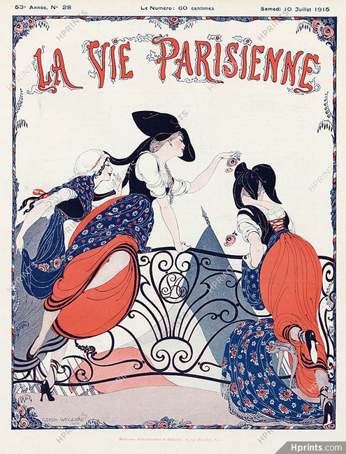 Gerda Wegener 1915 La Vie Parisienne Cover