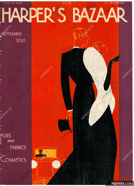 Harper's Bazaar September 1930 Léon Bénigni Cover