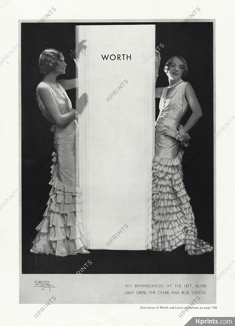 Worth (Couture) 1931 Photo Demeyer