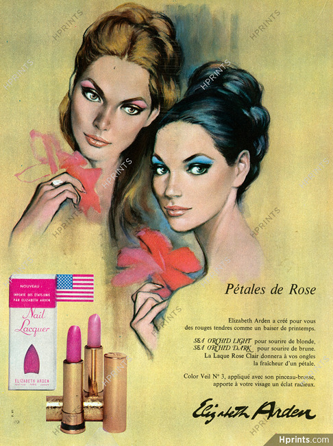 Elizabeth Arden (Cosmetics) 1966 Lipstick Nail Polish