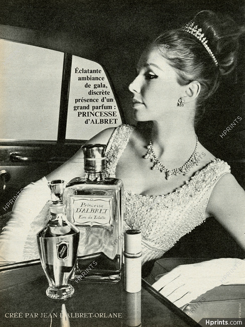 Jean d'Albret-Orlane (Perfumes) 1966 Princesse d'Albret