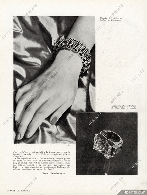 Mauboussin, Van Cleef & Arpels 1942 Bracelet, Ring