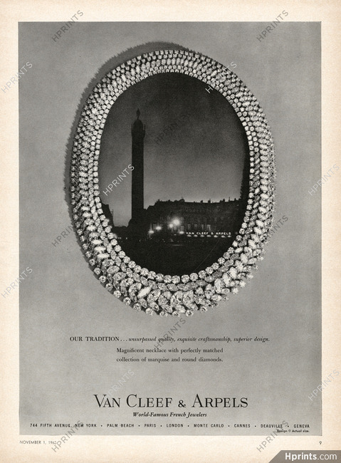 Van Cleef & Arpels 1962 Diamonds Necklace, Place Vendôme