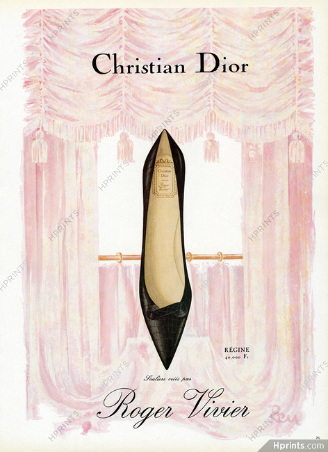 Christian Dior (Shoes) 1959 Modèle Régine, Roger Vivier