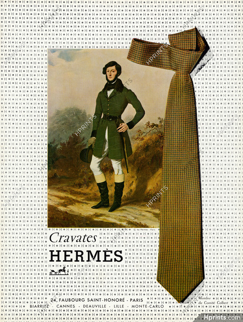 Hermès (Ties) 1964 Cravates, Men's Clothing