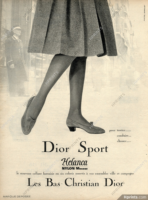 Christian Dior - Dior Sport (Hosiery) 1958 Photo Verroust