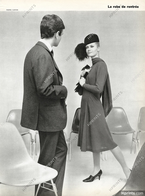 Pierre Cardin 1962 Robe de rentrée, Photo Pottier