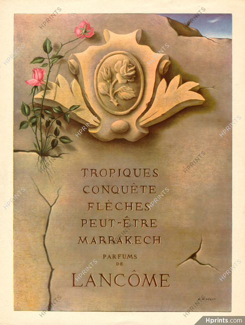 Lancôme (Perfumes) 1948 Tropiques, Conquête, Flèches, Peut-Être, Marrakech, E-M Pérot